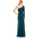 Mac Duggal Women's One Sleeve Beaded Cuff Side Twist Gown - Ocean