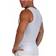 Insta Slim Men Side Zipper Muscle Tank Top - White