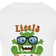 Smartprints Infant Cute Little Monster T-shirt - White