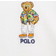 Polo Ralph Lauren Boy's Polo Bear Cotton Mesh Polo Shirt - Sp24 Club55 White Bear