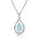 Montana Silversmiths Glimmering Pools Necklace - Silver/Blue