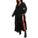 boohoo Frill Plunge Ruffle Maxi Dress Plus Size - Black