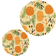 Dreamstime Pumpkins Ferns Trivet 2