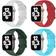 Bradcet Silicone Sport Band for Apple Watch 38/40/41mm 4-Pack