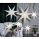 Star Trading Frozen White Weihnachtsstern 70cm