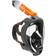 Ocean Reef Aria QR+ Quick Release Full Face Snorkeling Mask with Mouthpiece 180 Degree Underwater Vision L-XL