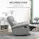 Homcom Modern Gray Armchair 38.2"