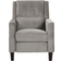 Beliani Velvet Recliner Grey Sessel 97cm