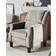 Beliani Velvet Recliner Grey Sessel 97cm