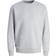 Jack & Jones Plain Crew Neck Sweatshirt - Grey/Light Grey Melange
