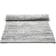 Rug Solid Leather Grau 75x200cm