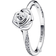 Pandora Rose in Bloom Ring - Silver/Transparent