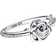 Pandora Rose in Bloom Ring - Silver/Transparent