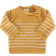 7AM Enfant Long Sleeve Striped Top - Amber & Ecru