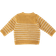 7AM Enfant Long Sleeve Striped Top - Amber & Ecru