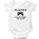 AW Fashions Baby Player 3 Has Entered The Game Cute One-Piece Bodysuit - White