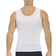 Insta Slim Men's Power Mesh Compression Muscle Tank Top - White