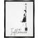 Stupell Industries Chic Influencer Calligraphy Woman Leaning Lamp Post Black Floater Framed Art 17x21"