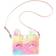 Leikong Girls Plush Crossbody Bag - Multicolour