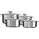 Le Creuset Signature 3-Ply Plus Set med lock 4 delar