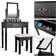 Goplus Costway Black Dressing Table 16x29.5" 2