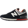 New Balance 574 - Black/White/Red