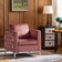 MCombo Accent Barrel Club Pink Lounge Chair 34.3"