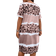 Shein Plus Size Leopard Print V-neck Dress