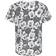 Disney Kid's Mickey Mouse Face All Over Print T-shirt - White