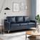 Serta Freemont Stationary Navy Sofa 78" 3 Seater