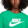 Nike Sportswear Essential Women's Cropped Logo T-Shirt - Stadium Green/White