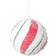 Vickerman Swirl Ball Green/Multicolour Christmas Tree Ornament 4" 3