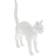 Seletti Jobby the Cat - White Tischlampe 46cm