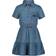 Tommy Hilfiger Girl's Denim A-Line Dress - Blue