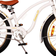 TPFSports Miracle Cruiser Children's Bicycle Girls 20 Inch Backpedal + Handbrake - White