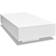 vidaXL 244021 High Gloss White Coffee Table 21.7x45.3"