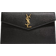 Saint Laurent Uptown Calfskin Leather Envelope Clutch - Noir