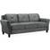 Lifestyle Solutions iLounge Harvard Grey Sofa 80.3" 3 Seater