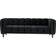 Modern Black Sofa 31.9" 2 Seater