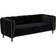 Modern Black Sofa 31.9" 2 Seater