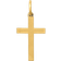 Zen Jewelz Cross Charm Pendant - Gold