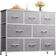 WLIVE Dresser Light Grey Chest of Drawer 39.4x31.3"