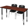 Regency Kee Cherry/Chrome/Black Writing Desk 24x72"