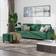 Bed Bath & Beyond Futzca Sectional Green Sofa 79.1" 3 Seater