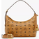 MCM Aren Small Hobo In Visetos - Cognac