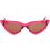 The Attico Dora Sunglasses Pink