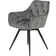 Upholstered Vintage Grey Esszimmerstuhl 82cm 2Stk.