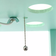 Lalia Home Column Aqua Blue Floor Lamp 62.5"
