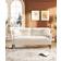 Kidirect Loveseat White Sofa 69" 3 Seater