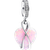 Pandora Mom Opalescent Heart Dangle Charm - Silver/Opal/Transparent